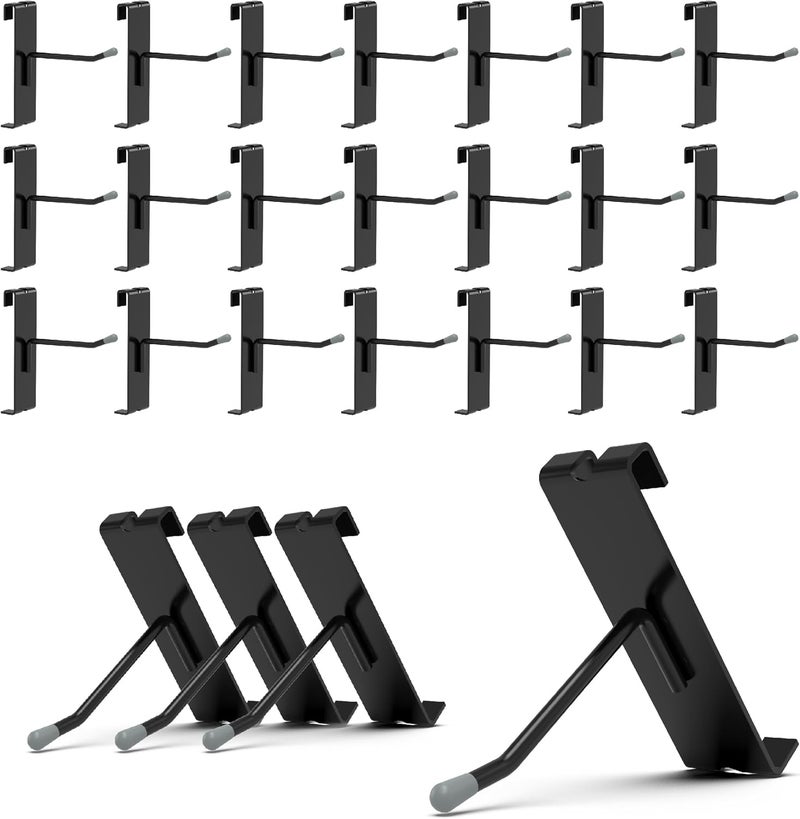 BFPeaky Gridwall Hooks 6 Inch, Black, 50PC, Grid Wall Hooks for Gird Wall Panels Display - Image 1